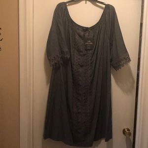 Light blue jean dress